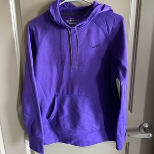 NIKE purple thermafit hoodie